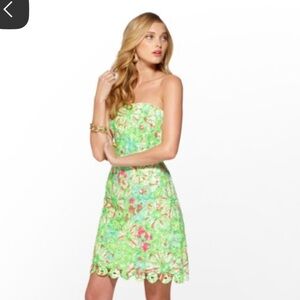 Lilly Pulitzer floral lace dress